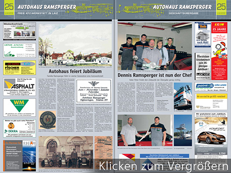 Autohaus Ramsperger - Das Autohaus wird zur Galerie